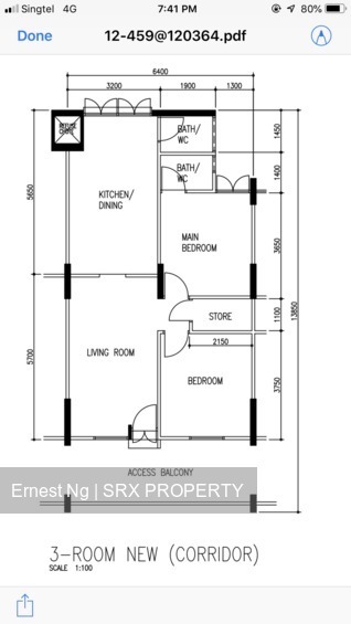 Blk 364 Clementi Avenue 2 (Clementi), HDB 3 Rooms #207865791